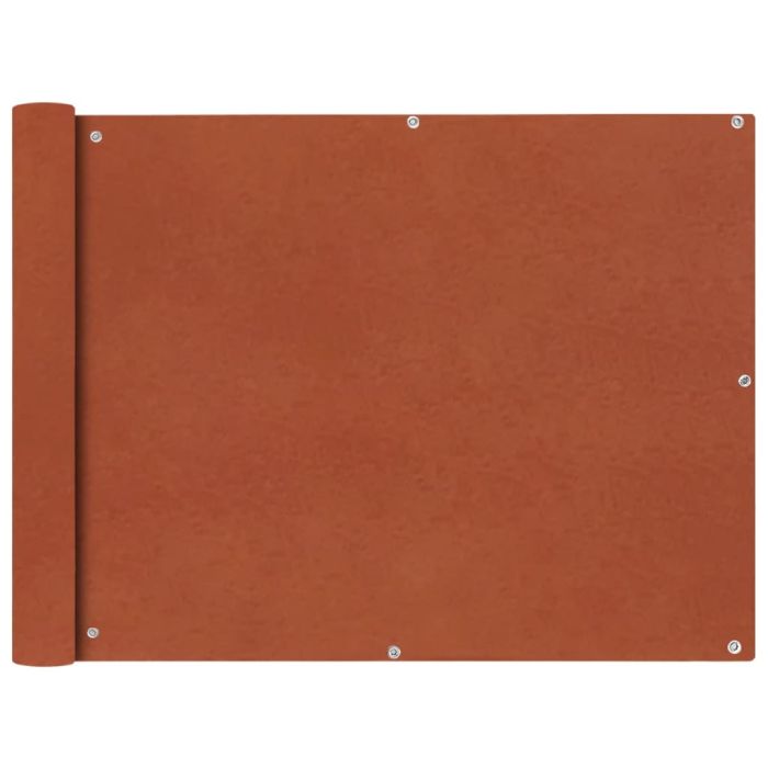 Balcony Screen Oxford Fabric 90x600 cm Terracotta
