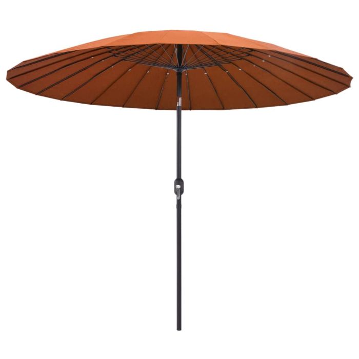 Outdoor Parasol with Aluminium Pole 270 cm Terracotta