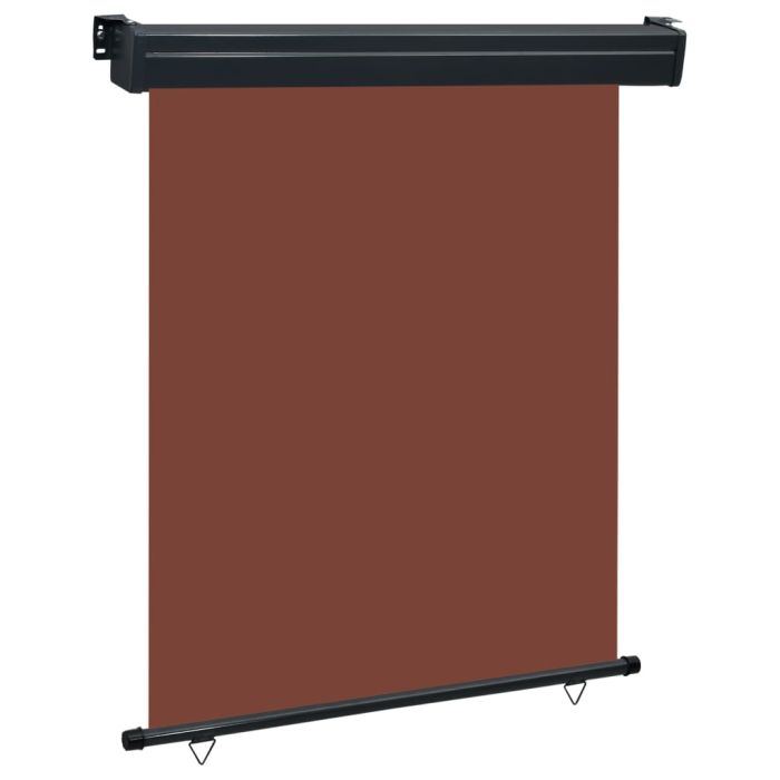 Balcony Side Awning 140x250 cm Brown