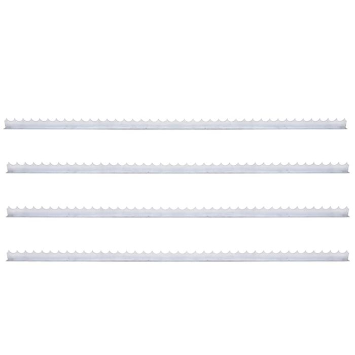 Wall Spikes 4 pcs 1 m Galvanised Steel