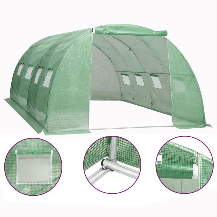 Greenhouse 16 mÂ² 4x4x2 m