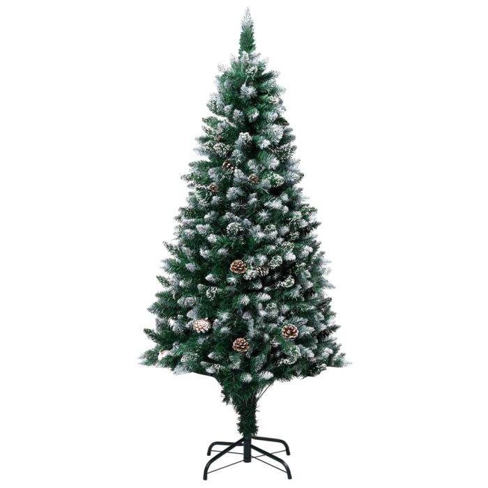 Liro Artificial Christmas Tree with Pine Cones and White Snow 180cm