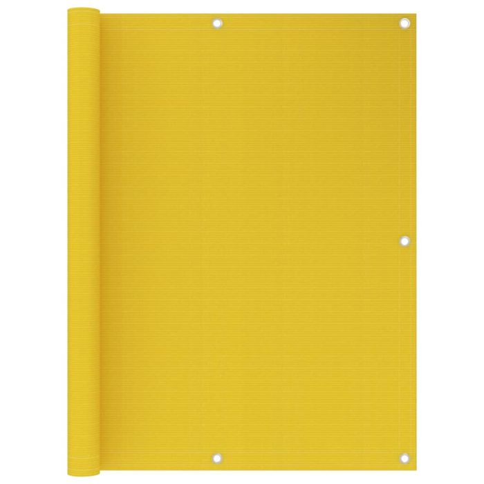 Balcony Screen Yellow 120x500 cm HDPE