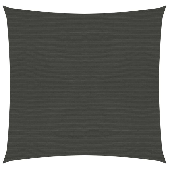 Sunshade Sail 160 g/m2 Anthracite 3x3 m HDPE