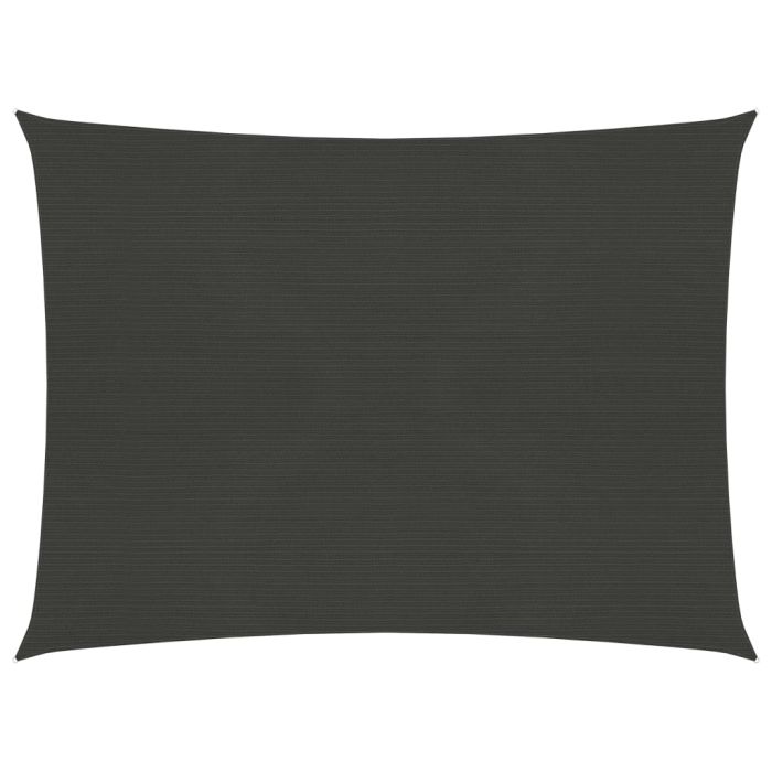 Sunshade Sail 160 g/m2 Anthracite 2x2.5 m HDPE