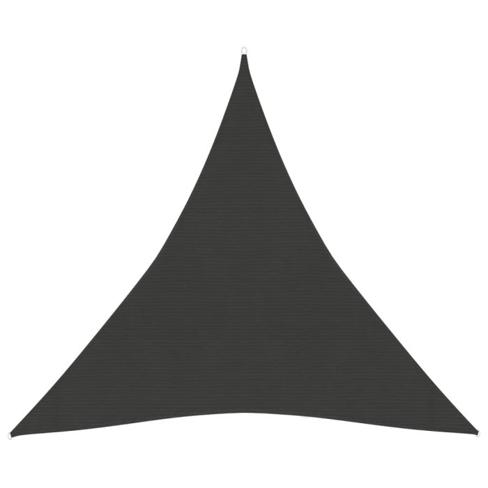 Sunshade Sail 160 g/m2 Anthracite 3x3x3 m HDPE