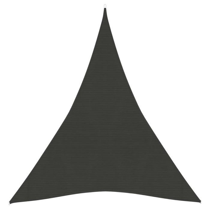 Sunshade Sail 160 g/m2 Anthracite 3x4x4 m HDPE