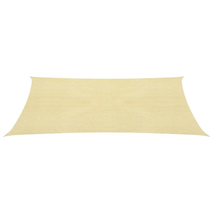 Sunshade Sail 160 g/m² Beige 2.5x2.5 m HDPE