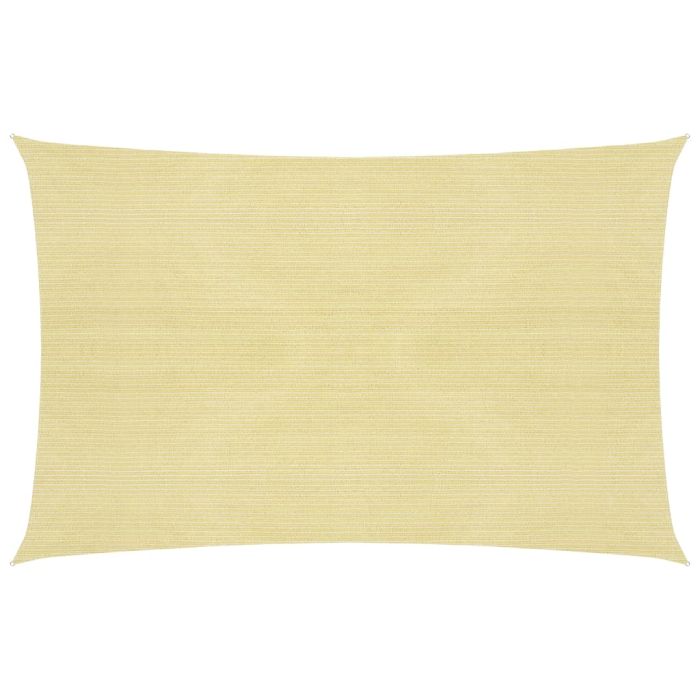 Sunshade Sail 160 g/m2 Beige 2x3 m HDPE