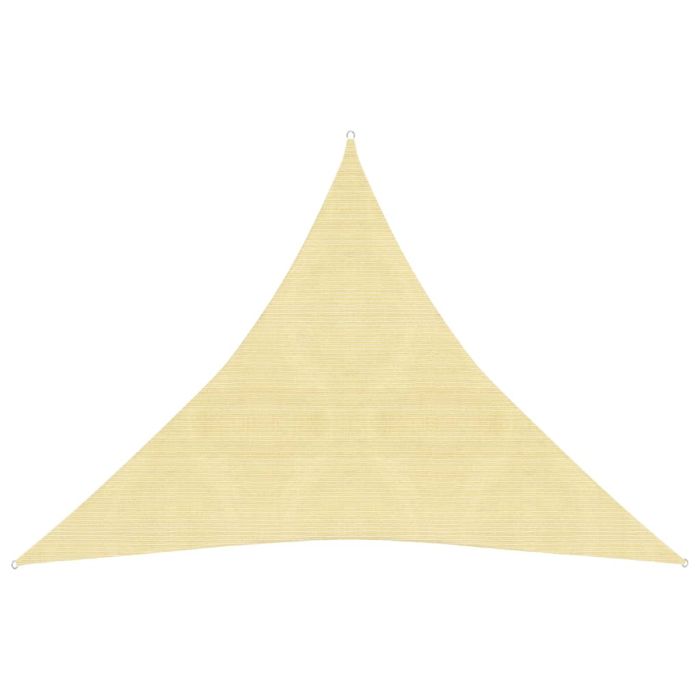 Sunshade Sail 160 g/m2 Beige 3x3x3 m HDPE