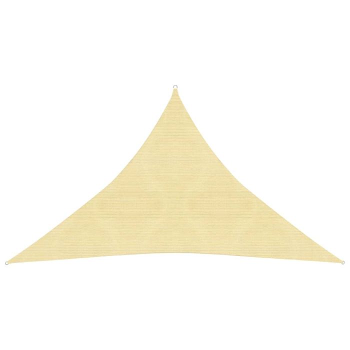 Sunshade Sail 160 g/m2 Beige 4x4x5.8 m HDPE