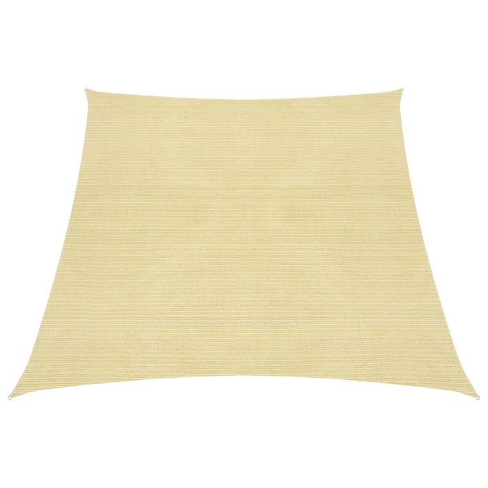 Sunshade Sail 160 g/m2 Beige 4/5x3 m HDPE