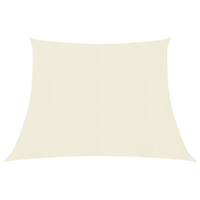 Sunshade Sail 160 g/m2 Cream 4/5x3 m HDPE