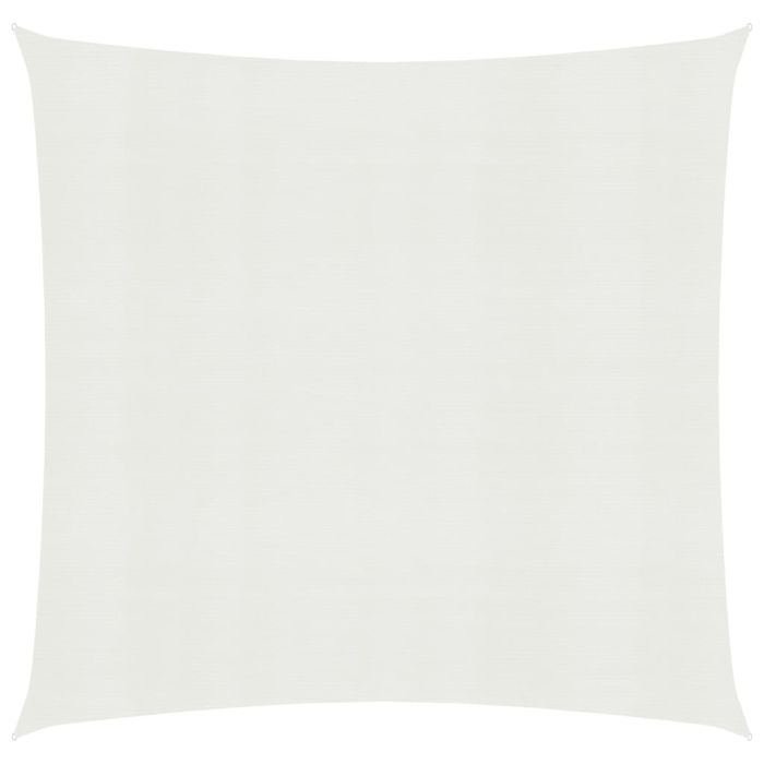 Sunshade Sail 160 g/m2 White 4.5x4.5 m HDPE