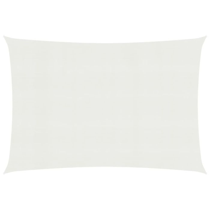 Sunshade Sail 160 g/m2 White 2.5x3 m HDPE