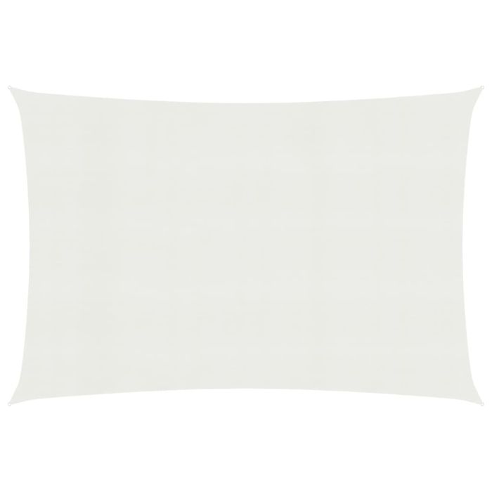Sunshade Sail 160 g/m2 White 2.5x4.5 m HDPE