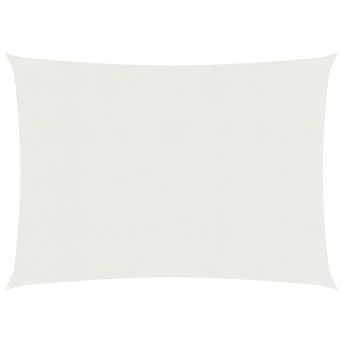 Sunshade Sail 160 g/m2 White 3.5x5 m HDPE