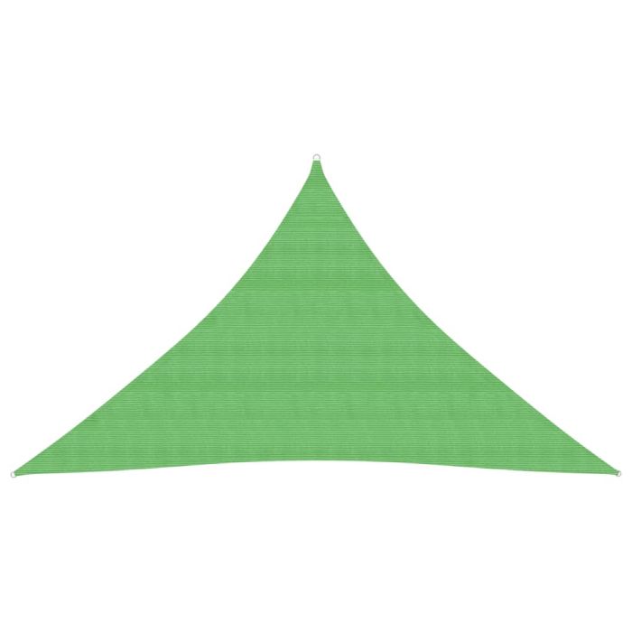 Sunshade Sail 160 g/m2 Light Green 5x5x6 m HDPE