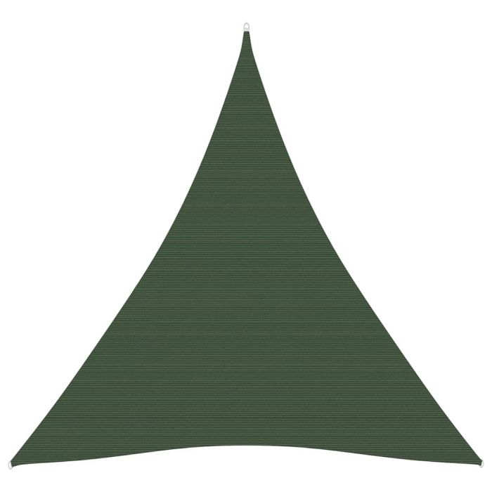 Sunshade Sail 160 g/m2 Dark Green 5x6x6 m HDPE