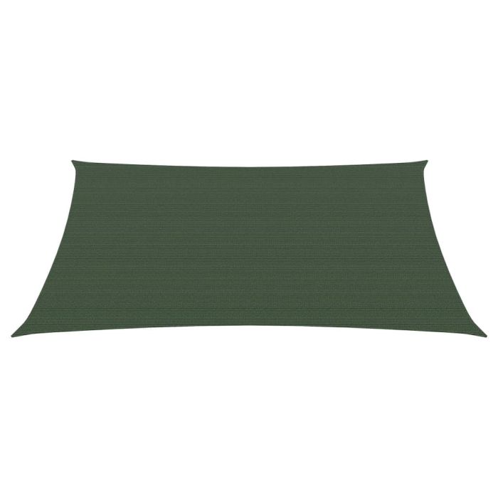 Sunshade Sail 160 g/m2 Dark Green 3/4x3 m HDPE