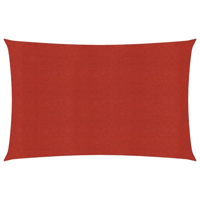 Sunshade Sail 160 g/Red 2.5x4 m