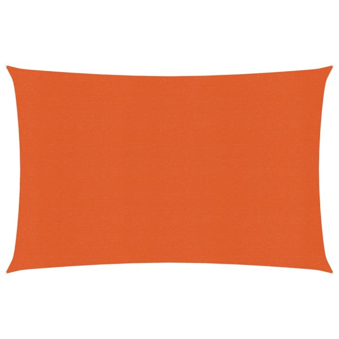 Sunshade Sail 160 g/m2 Orange 2.5x4 m HDPE