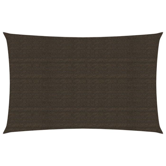Sunshade Sail 160 g/m2 Brown 2x5 m HDPE