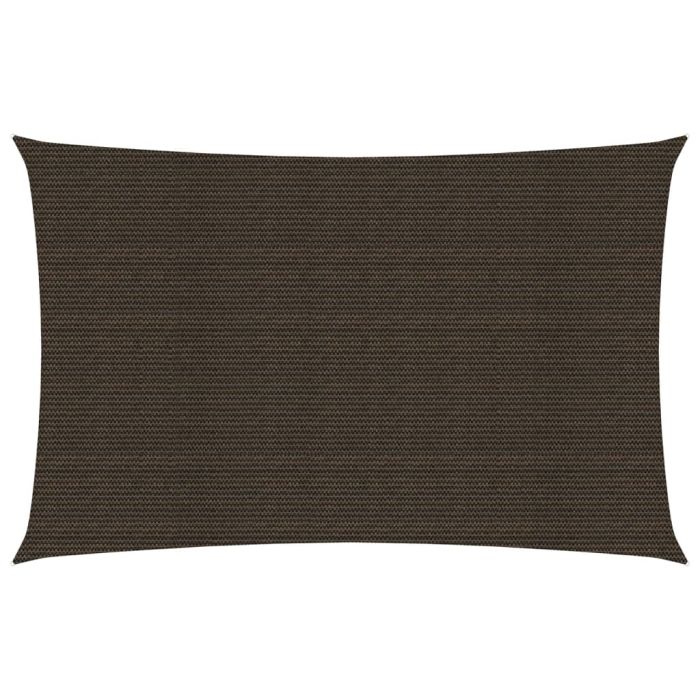 Sunshade Sail 160 g/Brown 2.5x5 m