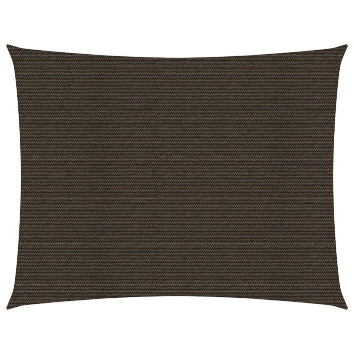Sunshade Sail 160 g/m2 Brown 4x5 m HDPE