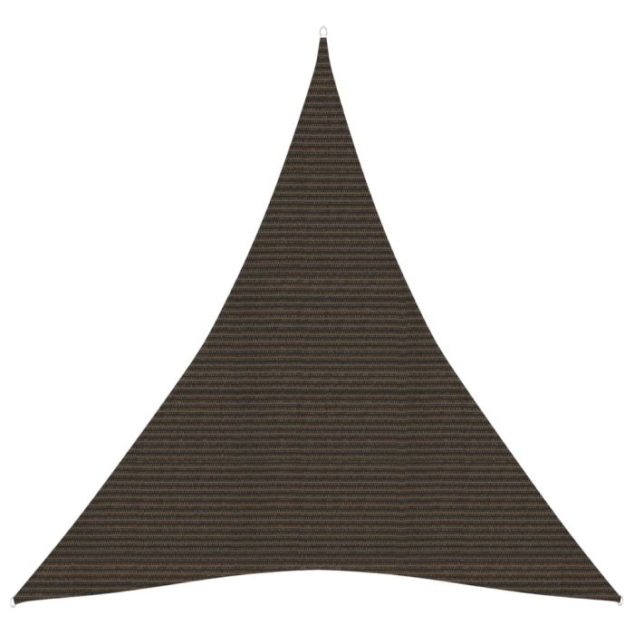 Sunshade Sail 160 g/m2 Brown 5x6x6 m HDPE
