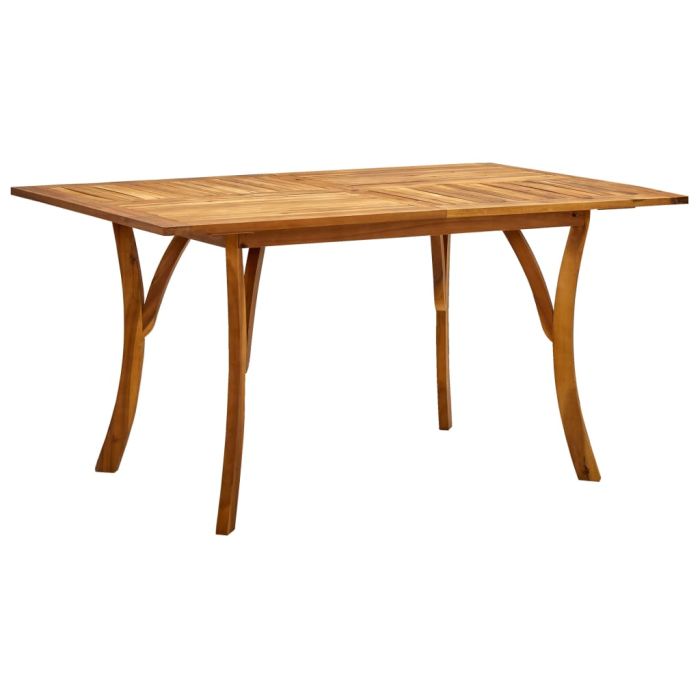 THEMERE Garden Table 150x90x75 cm Acacia Wooden
