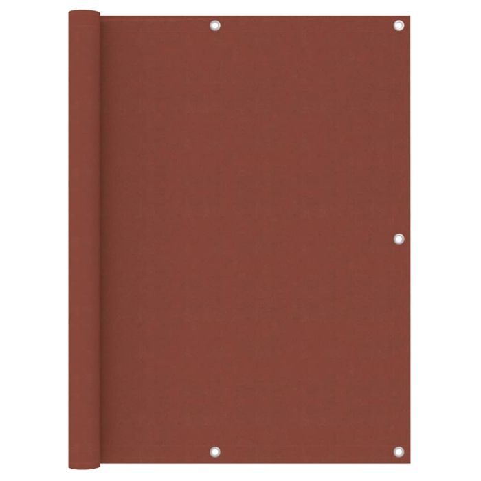 Balcony Screen Terracotta 120x300 cm Oxford Fabric