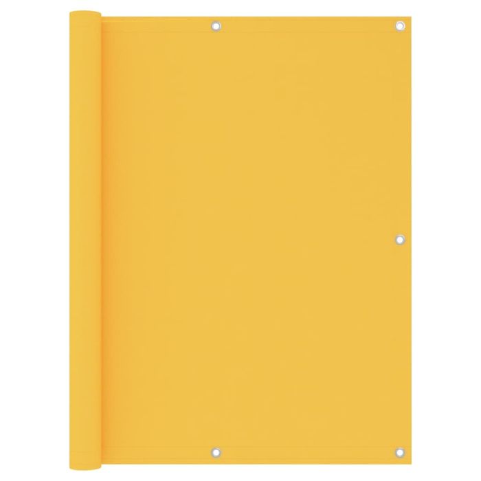 Balcony Screen Yellow 120x400 cm Oxford Fabric
