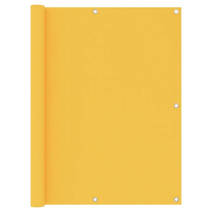 Balcony Screen Yellow 120x600 cm Oxford Fabric