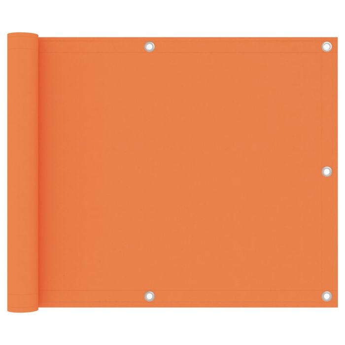 Balcony Screen Orange 75x600 cm Oxford Fabric