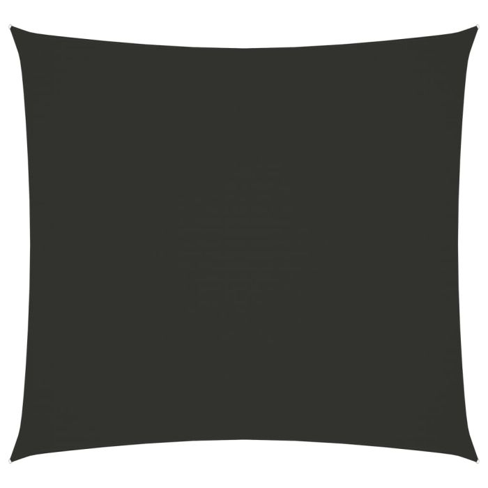 Sunshade Sail Oxford Fabric Square 5x5 m Anthracite