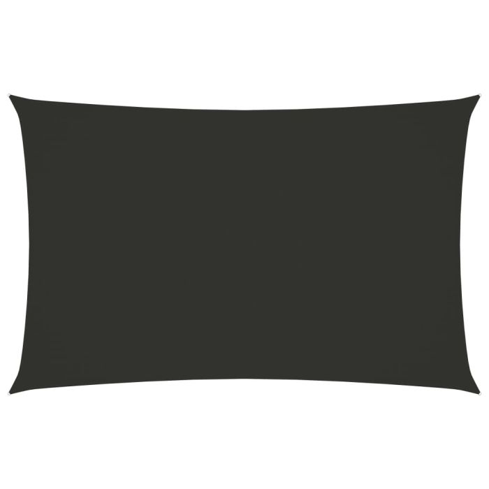 Sunshade Sail Oxford Fabric Rectangular 5x8 m Anthracite