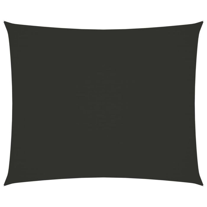 Sunshade Sail Oxford Fabric Rectangular 6x7 m Anthracite