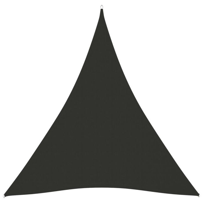 Sunshade Sail Oxford Fabric Triangular 3x4x4 m Anthracite