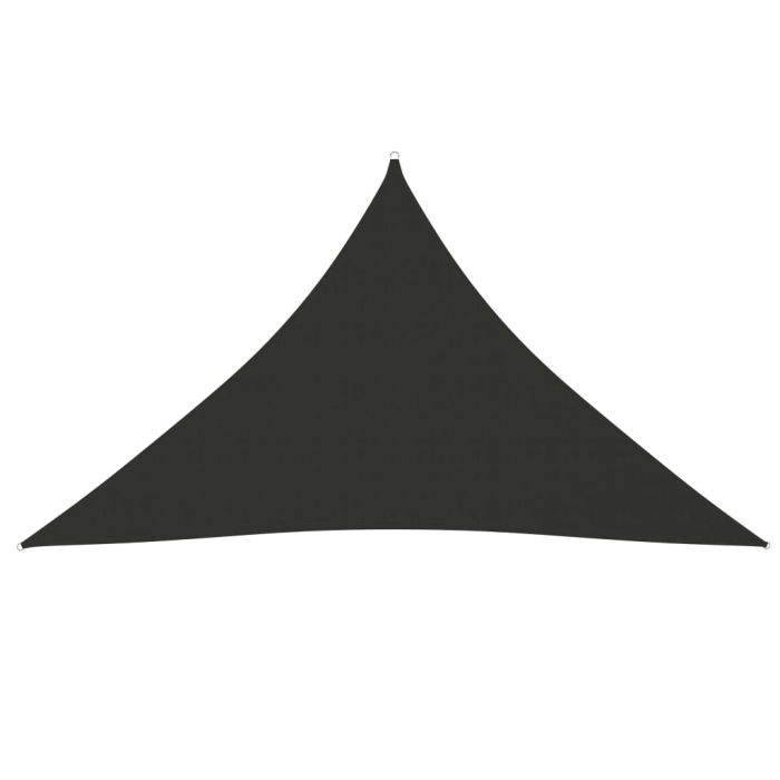 Sunshade Sail Oxford Fabric Triangular 4x4x5.8 m Anthracite
