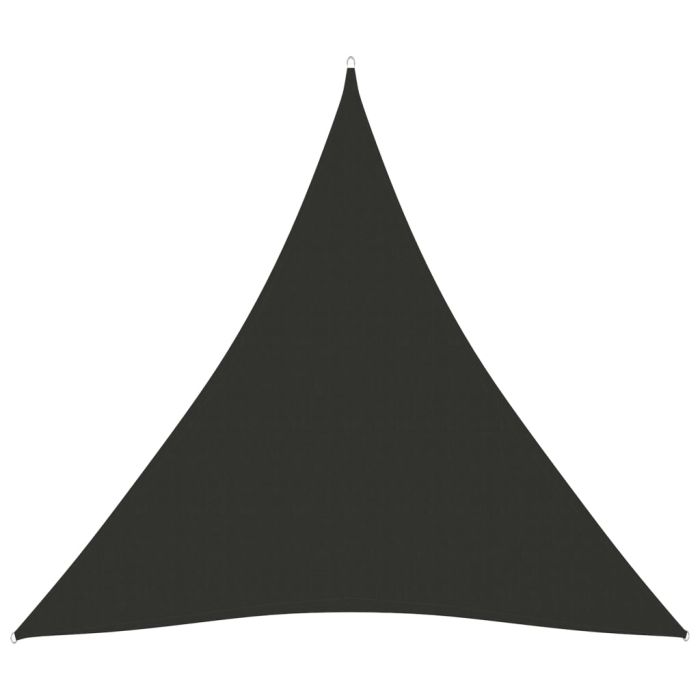 Sunshade Sail Oxford Fabric Triangular 4.5x4.5x4.5 m Anthracite
