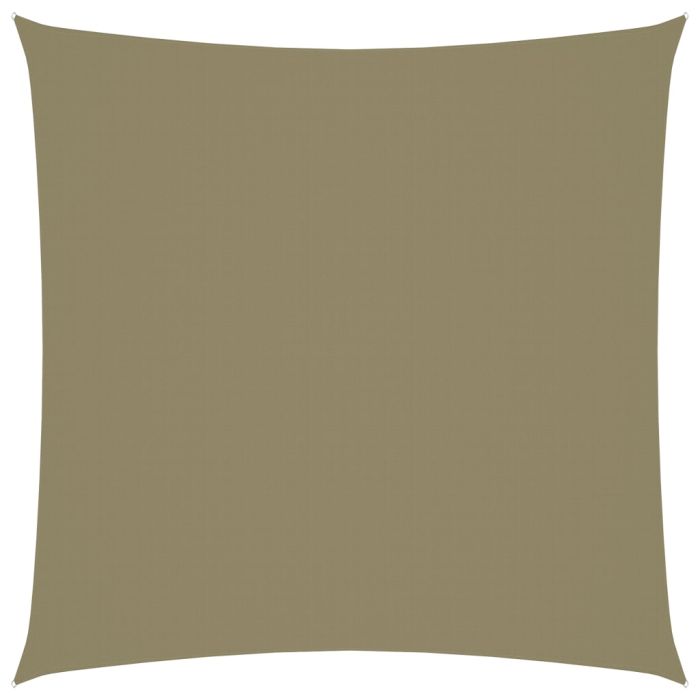 Sunshade Sail Oxford Fabric Square 7x7 m Beige