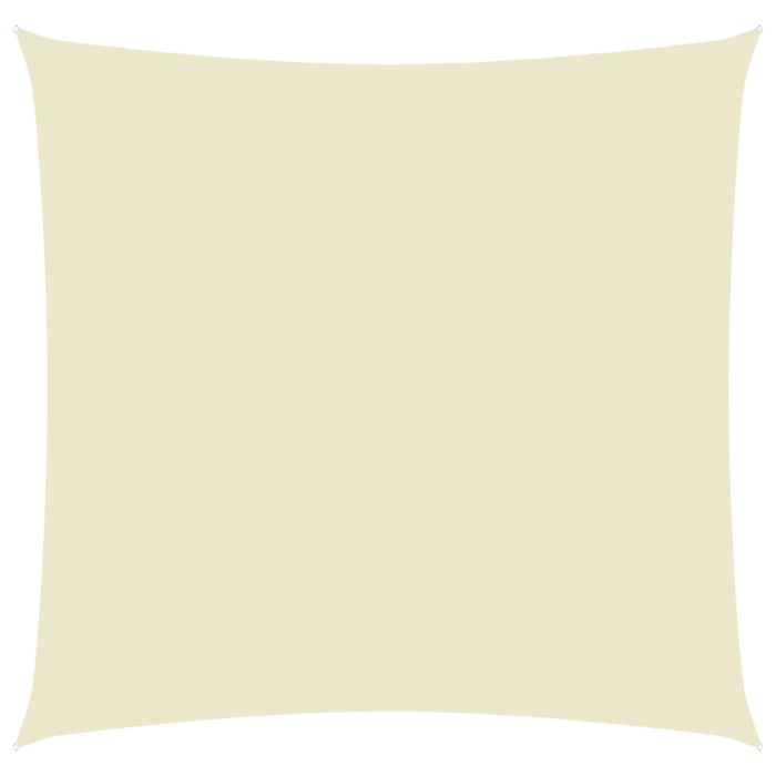 Sunshade Sail Oxford Fabric Square 4x4 m Cream