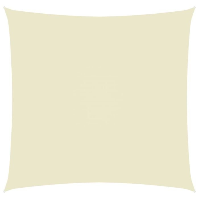 Sunshade Sail Oxford Fabric Square 5x5 m Cream