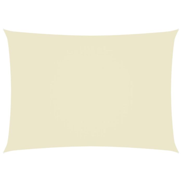 Sunshade Sail Oxford Fabric Rectangular 3x5 m Cream