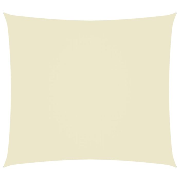 Sunshade Sail Oxford Fabric Rectangular 4x5 m Cream