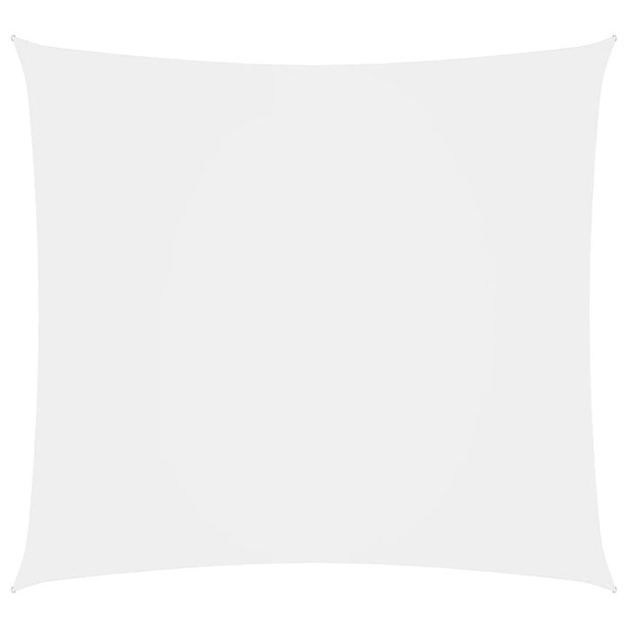 Sunshade Sail Oxford Fabric Square 3x3 m White
