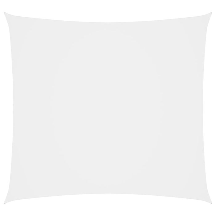 Sunshade Sail Oxford Fabric Square 5x5 m White