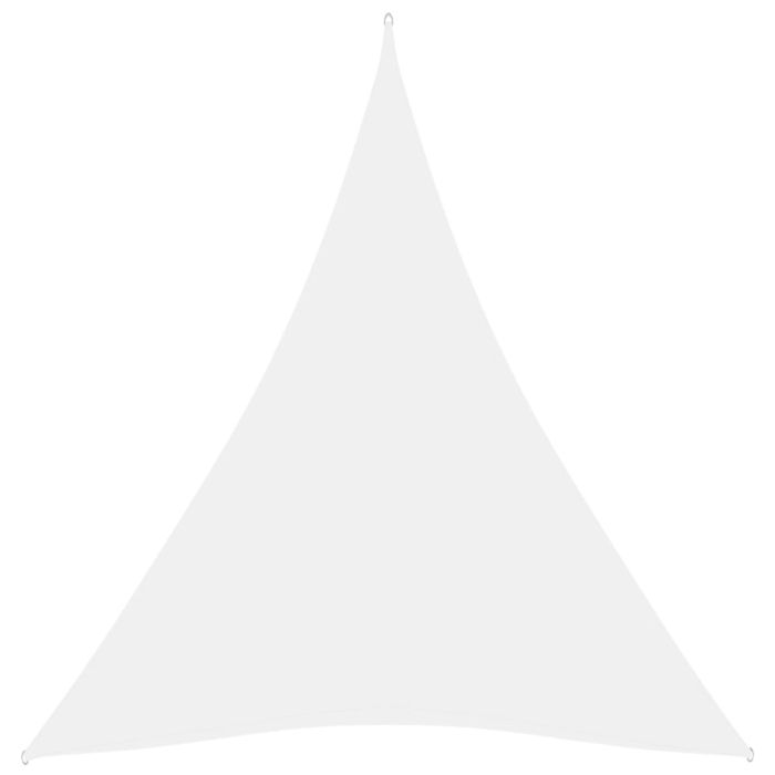 Sunshade Sail Oxford Fabric Triangular 4x5x5 m White