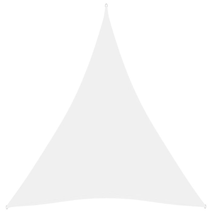 Sunshade Sail Oxford Fabric Triangular 5x6x6 m White